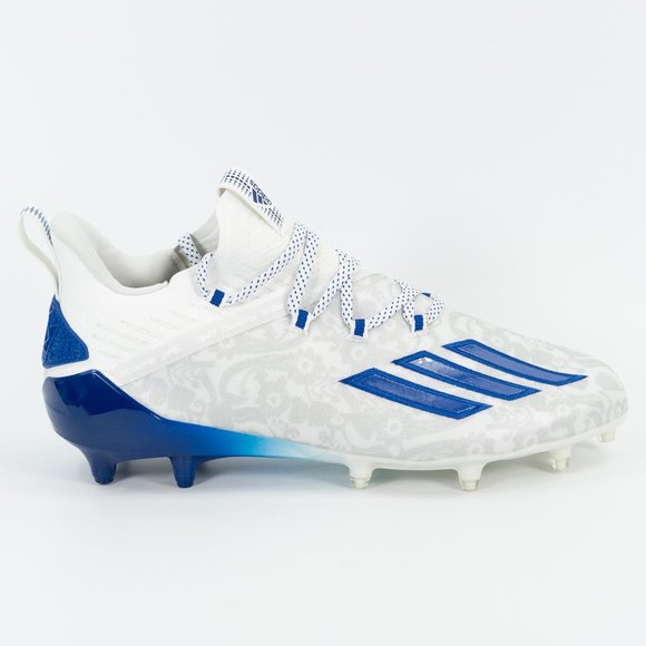 Adidas Adizero New Reign \'Floral - Blue\' FU6707 Football Cleats size 9 - 13
